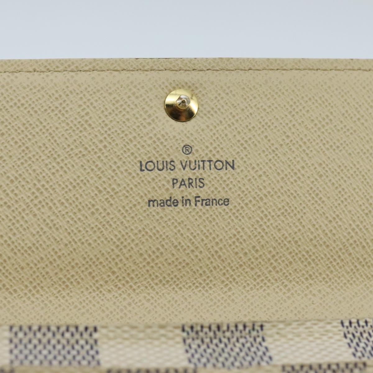 LOUIS VUITTON Damier Azur Portefeuille Sarah Long Wallet N63208 LV Auth ep6414