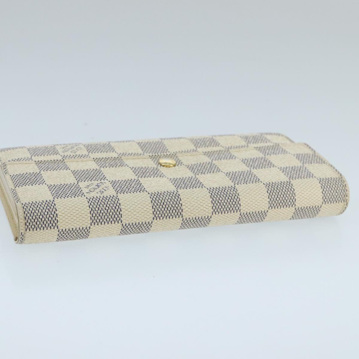 LOUIS VUITTON Damier Azur Portefeuille Sarah Long Wallet N63208 LV Auth ep6414