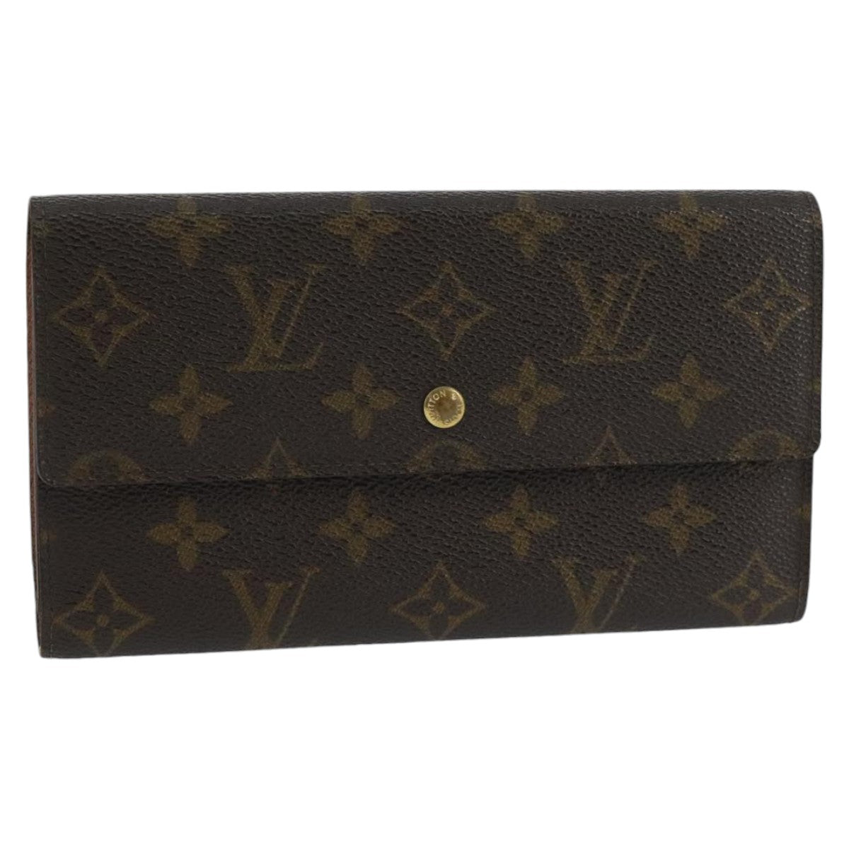 LOUIS VUITTON Monogram Portefeuille International Wallet M61217 LV Auth ep6420