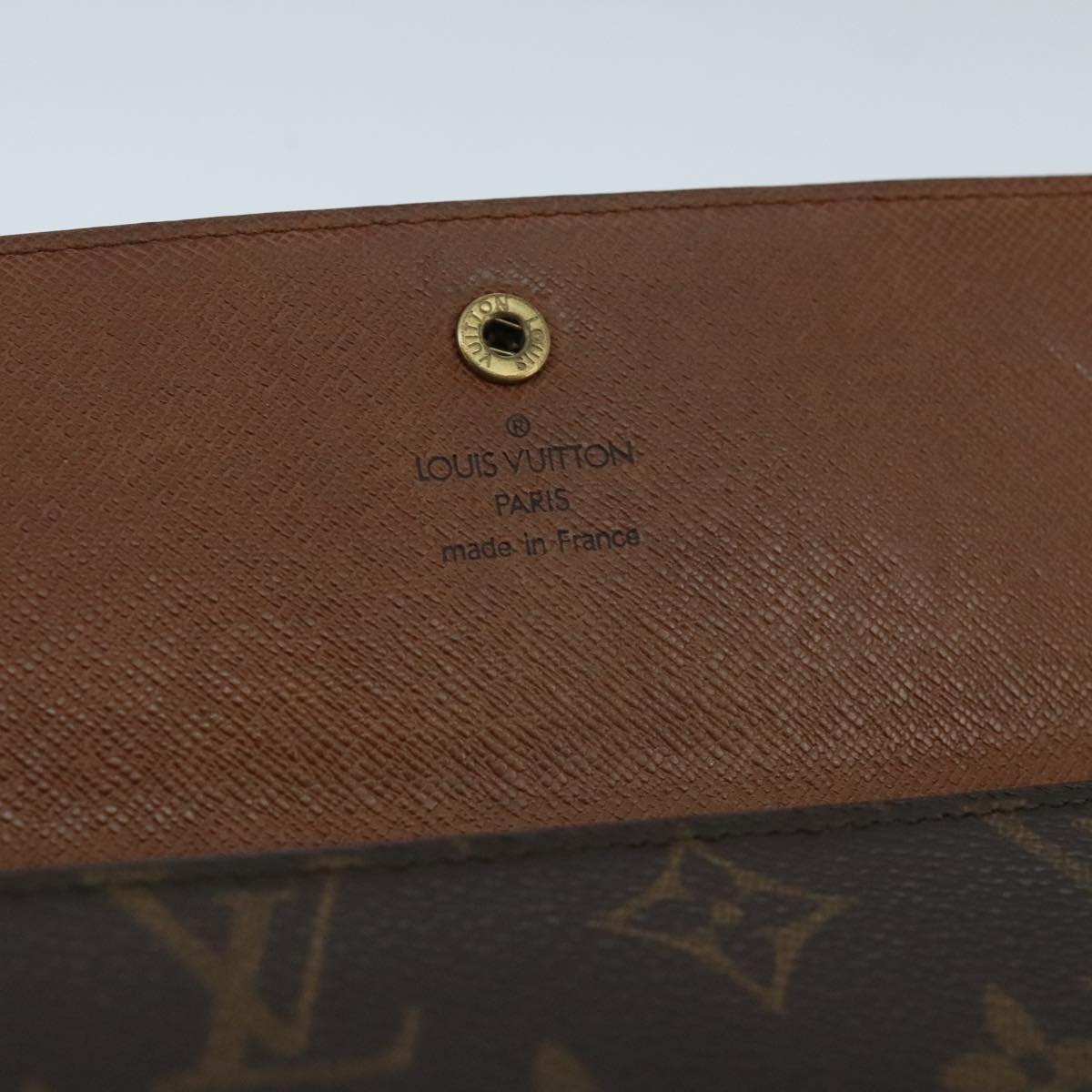 LOUIS VUITTON Monogram Portefeuille International Wallet M61217 LV Auth ep6420