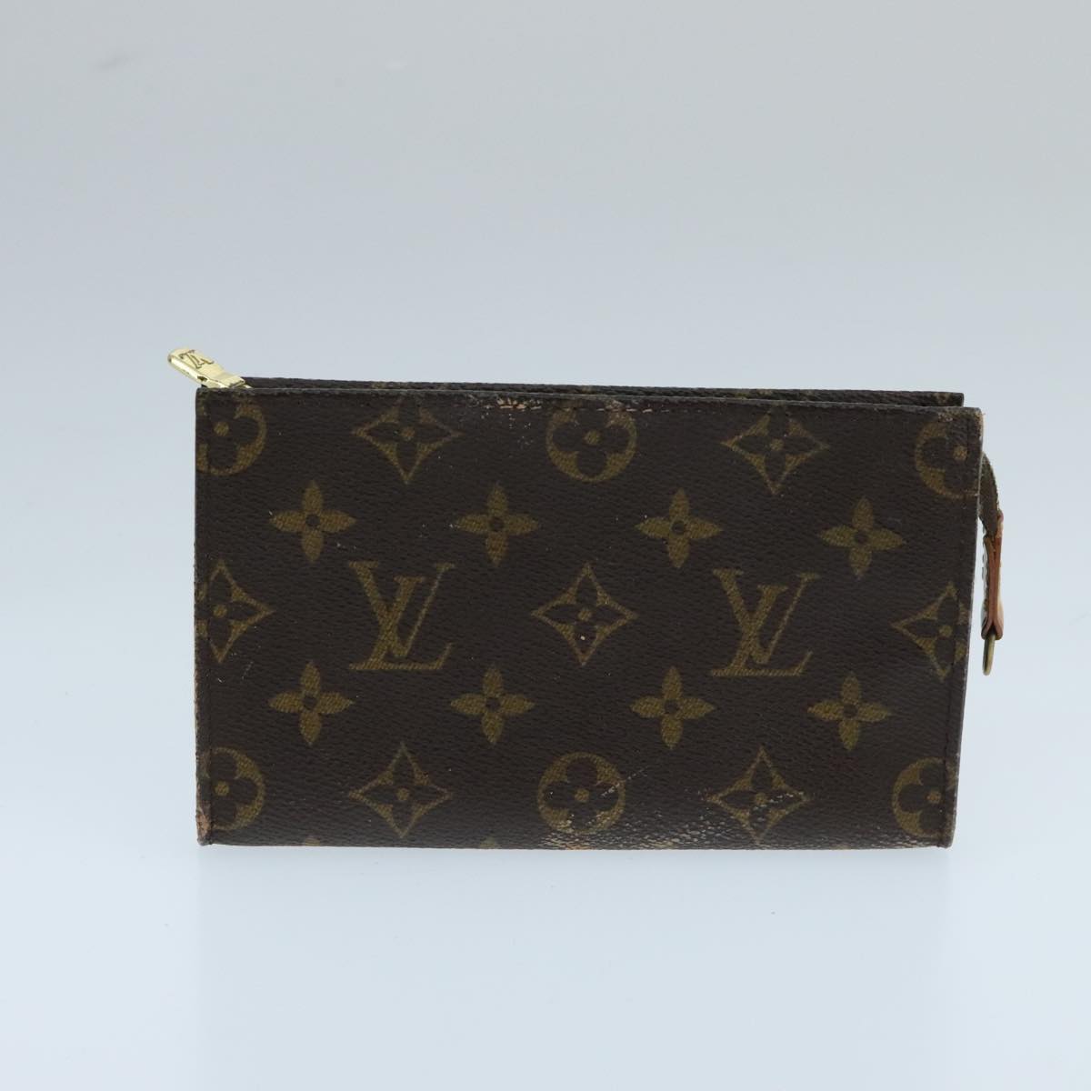 LOUIS VUITTON Monogram Bucket PM Shoulder Bag M42238 LV Auth ep6428