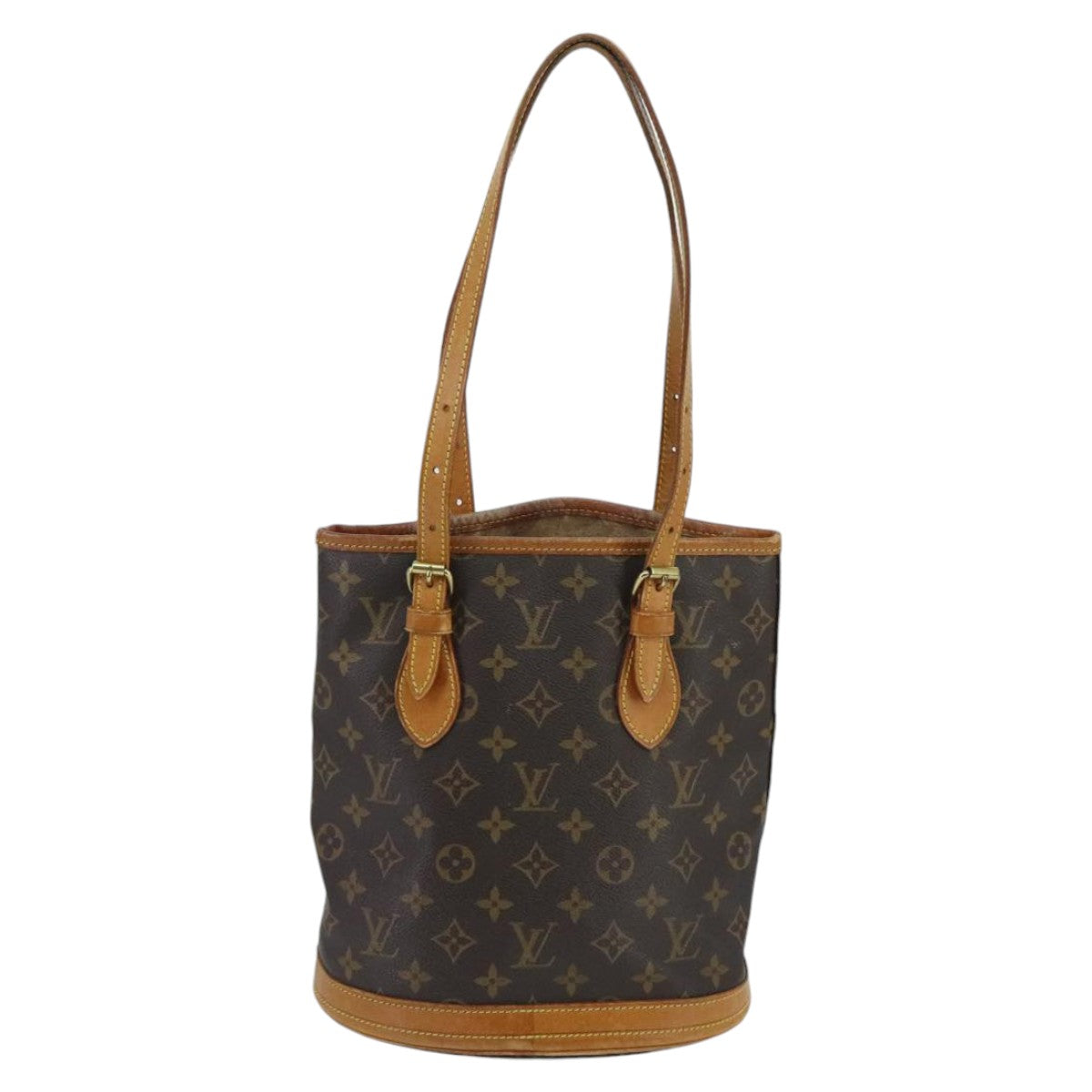 LOUIS VUITTON Monogram Bucket PM Shoulder Bag M42238 LV Auth ep6428 - 0