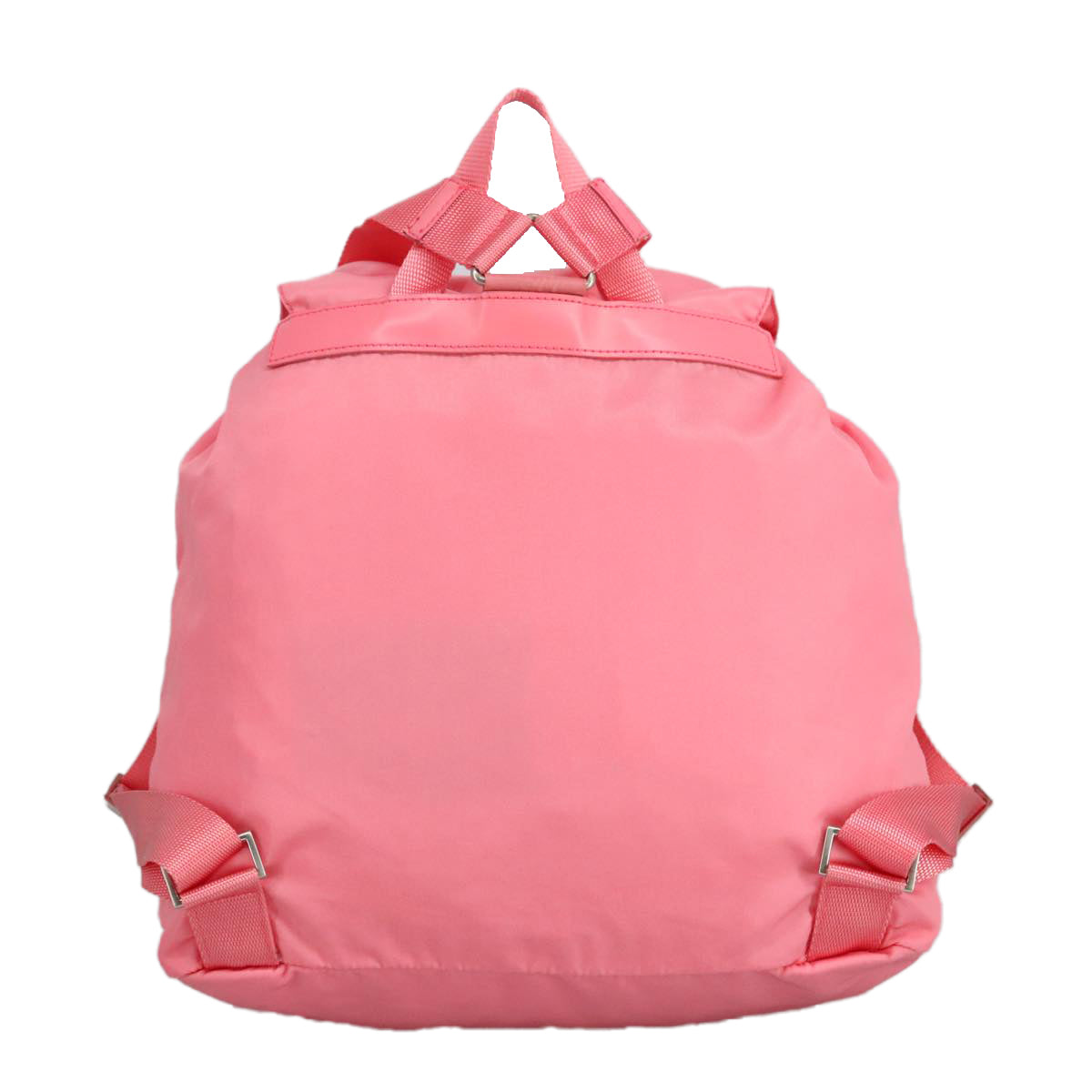 PRADA Backpack Nylon Pink Silver Auth ep6439 - 0