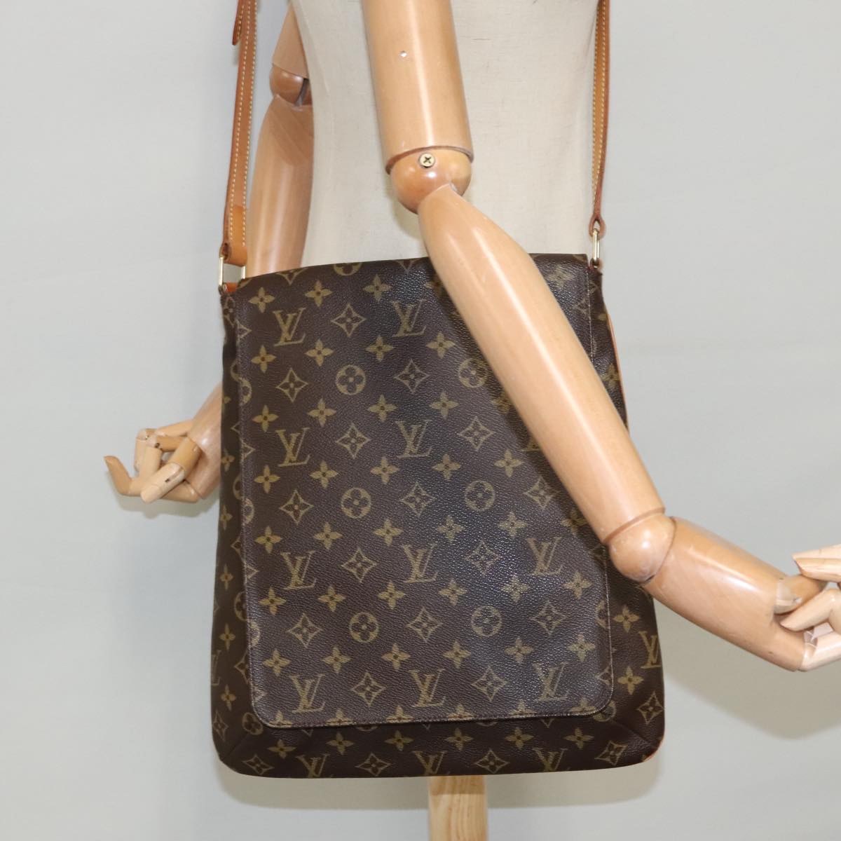 LOUIS VUITTON Monogram Musette Shoulder Bag M51256 LV Auth ep6440