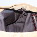 FENDI Hand Bag Corduroy Brown Silver Auth ep6446-18