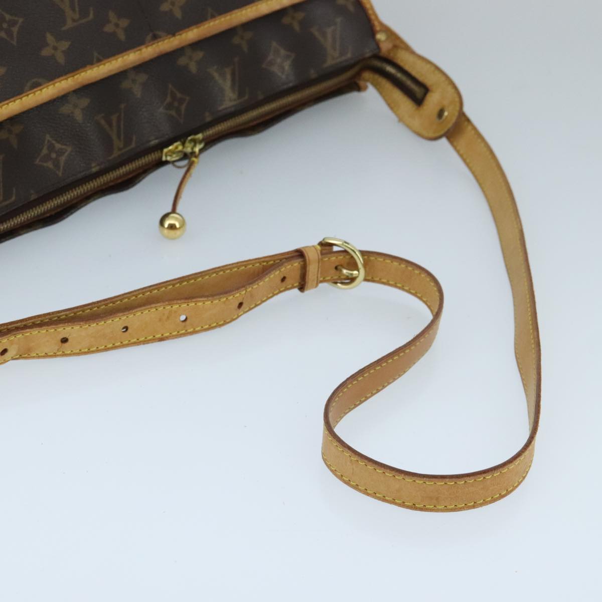 LOUIS VUITTON Monogram Popincourt Long Shoulder Bag M40008 LV Auth ep6457