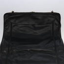 LOEWE Anagram Garment Cover Leather Black Gold Auth ep6458-17