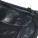 LOEWE Anagram Garment Cover Leather Black Gold Auth ep6458-19