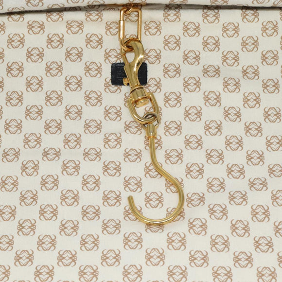 LOEWE Anagram Garment Cover Leather Black Gold Auth ep6458