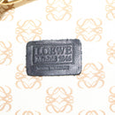 LOEWE Anagram Garment Cover Leather Black Gold Auth ep6458-12