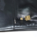 LOEWE Anagram Garment Cover Leather Black Gold Auth ep6458-30