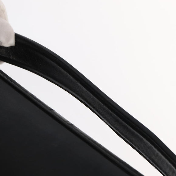 LOEWE Anagram Garment Cover Leather Black Gold Auth ep6458