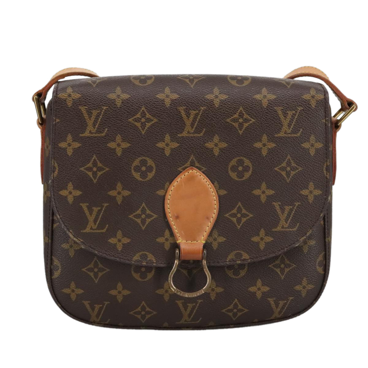 LOUIS VUITTON Monogram Saint Cloud GM Shoulder Bag M51242 LV Auth ep6472 - 0