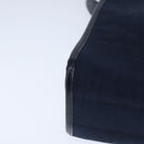 Christian Dior Trotter Canvas Shoulder Bag Navy Gold Auth ep6477-9