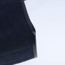 Christian Dior Trotter Canvas Shoulder Bag Navy Gold Auth ep6477-16