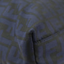 FENDI Zucca Canvas Tote Bag Gold Navy Auth ep6478-14