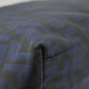 FENDI Zucca Canvas Tote Bag Gold Navy Auth ep6478-16