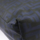 FENDI Zucca Canvas Tote Bag Gold Navy Auth ep6478-10