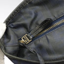 FENDI Zucca Canvas Tote Bag Gold Navy Auth ep6478-17