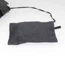 FENDI Zucca Canvas Tote Bag Gold Navy Auth ep6478-22