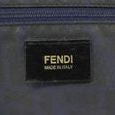 FENDI Zucca Canvas Tote Bag Gold Navy Auth ep6478-24