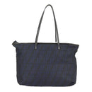 FENDI Zucca Canvas Tote Bag Gold Navy Auth ep6478-2