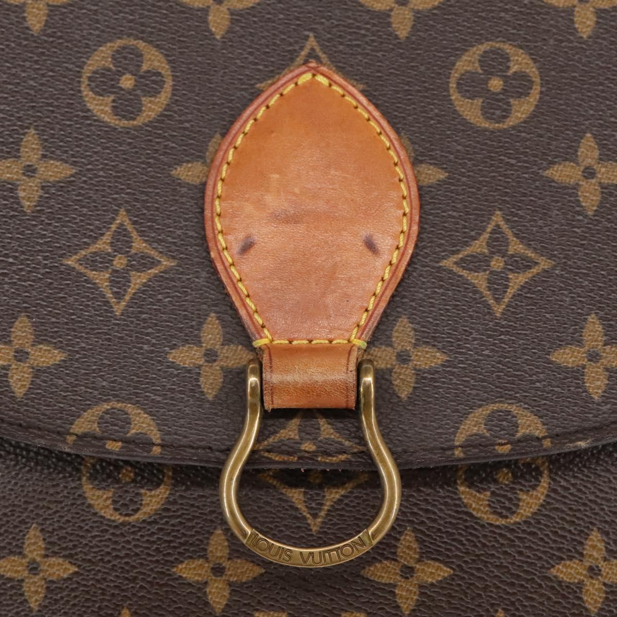 LOUIS VUITTON Monogram Saint Cloud GM Shoulder Bag M51242 LV Auth ep6481