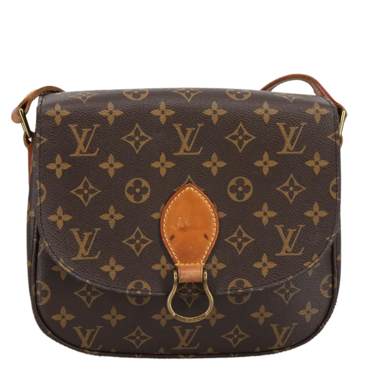 LOUIS VUITTON Monogram Saint Cloud GM Shoulder Bag M51242 LV Auth ep6481