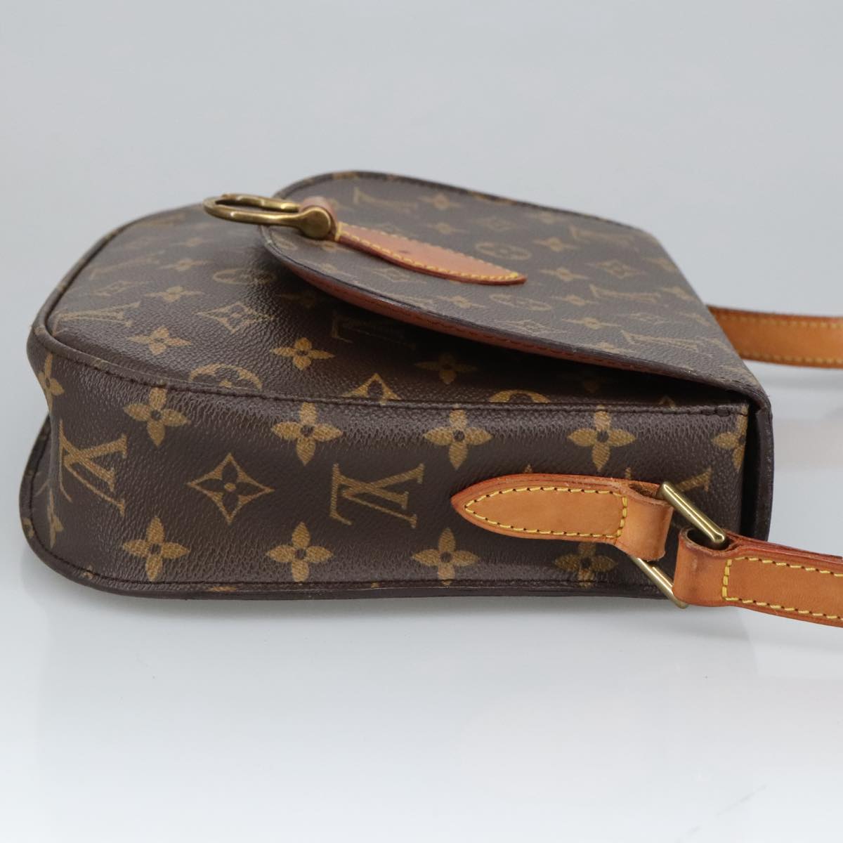 LOUIS VUITTON Monogram Saint Cloud GM Shoulder Bag M51242 LV Auth ep6481