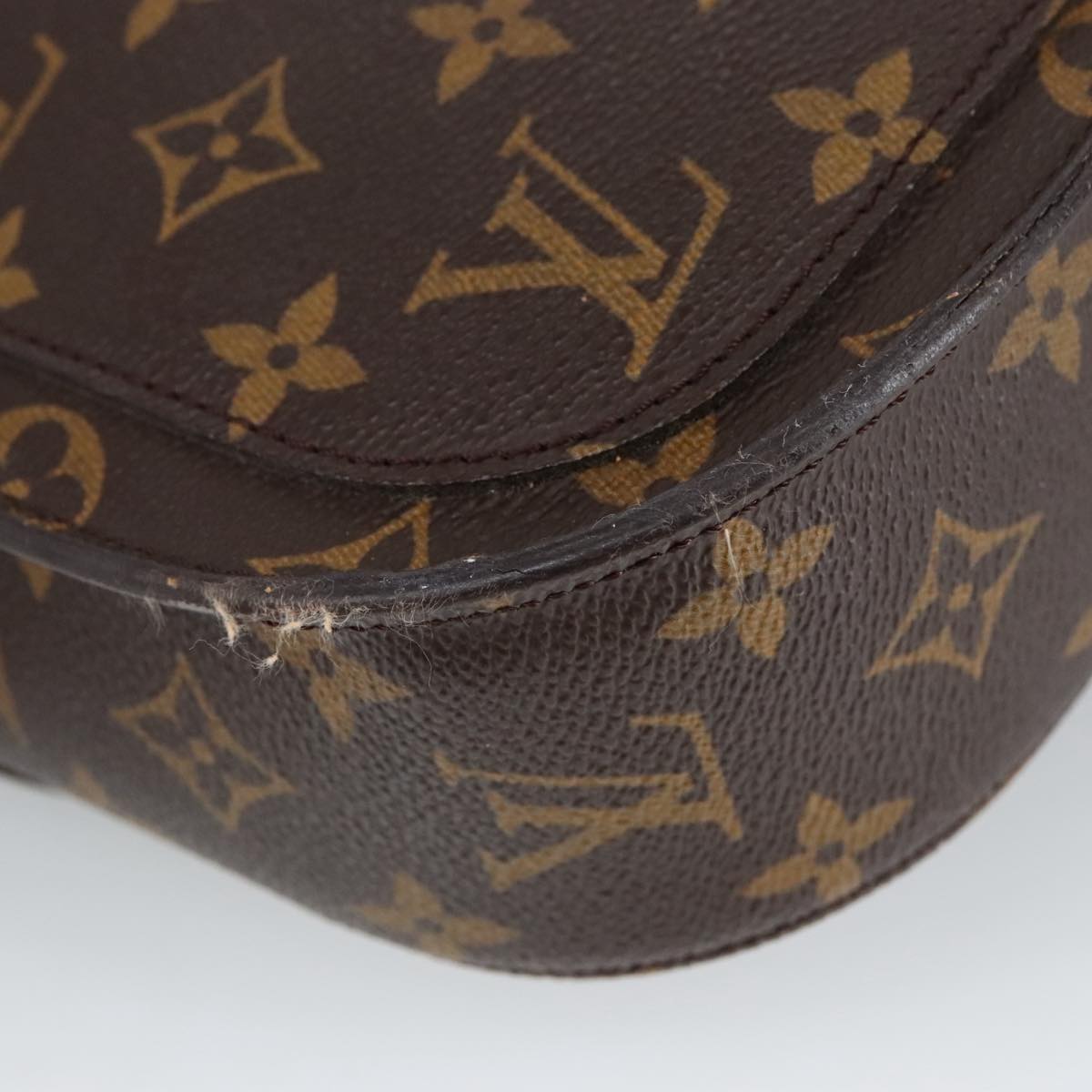 LOUIS VUITTON Monogram Saint Cloud GM Shoulder Bag M51242 LV Auth ep6482