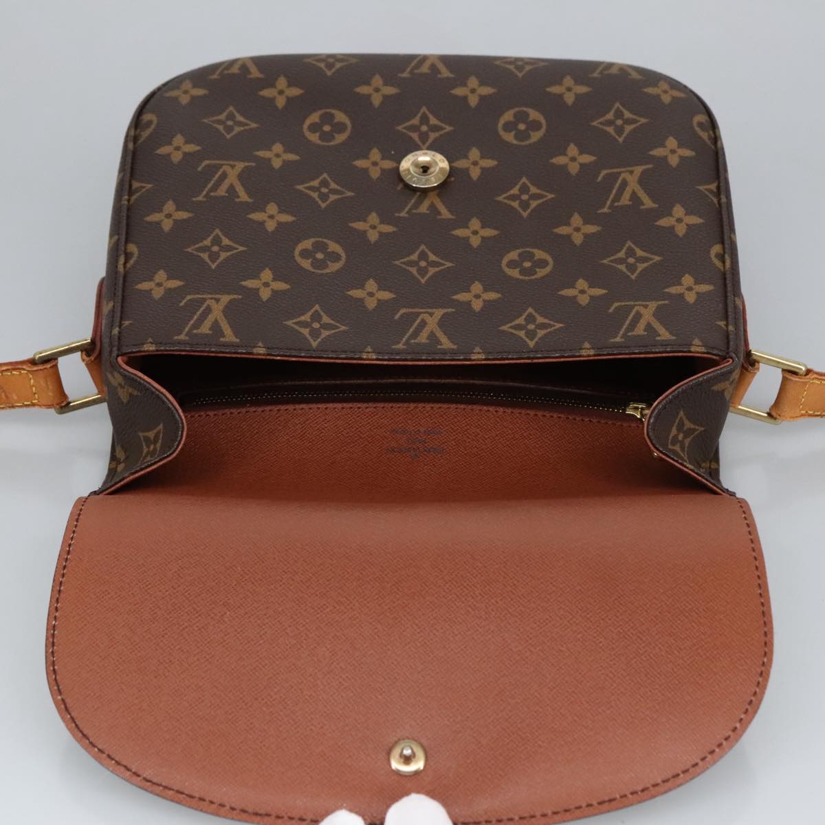 LOUIS VUITTON Monogram Saint Cloud GM Shoulder Bag M51242 LV Auth ep6482