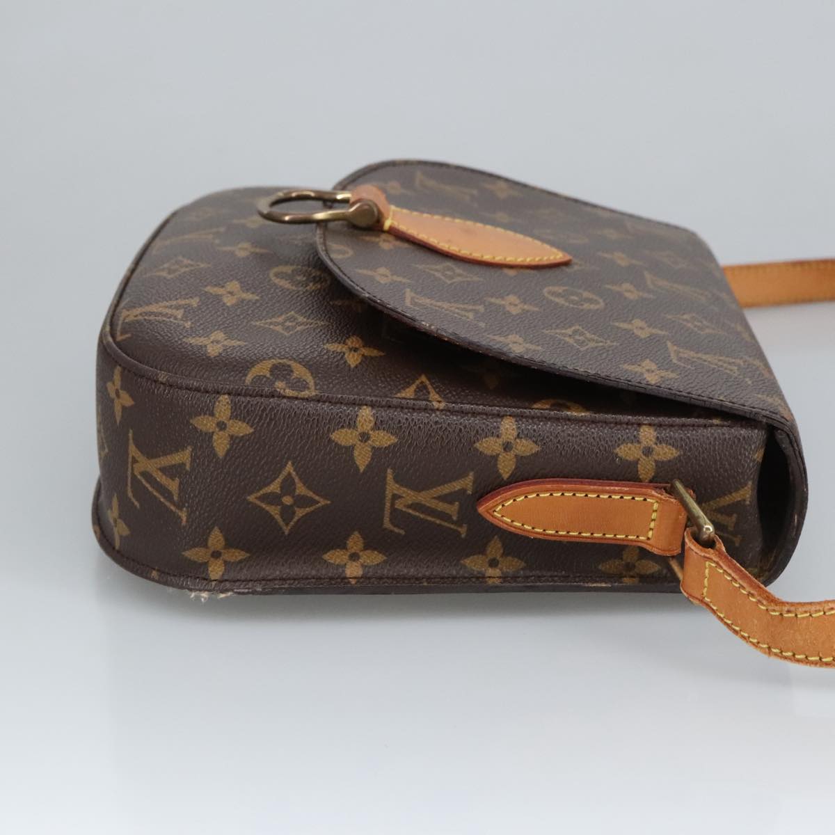 LOUIS VUITTON Monogram Saint Cloud GM Shoulder Bag M51242 LV Auth ep6482