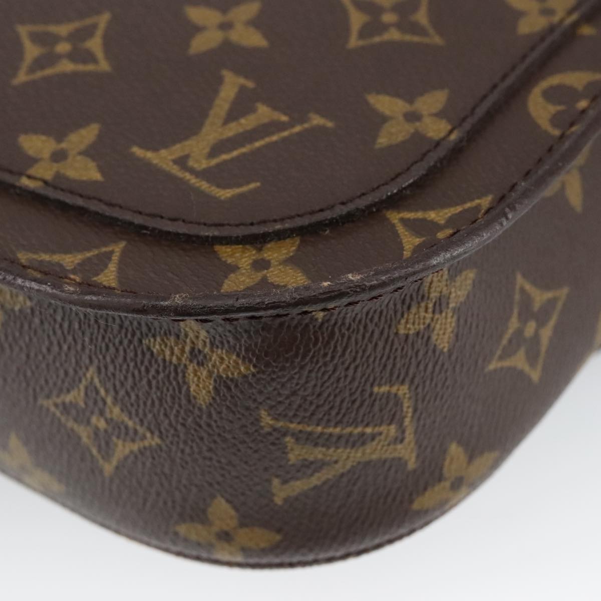 LOUIS VUITTON Monogram Saint Cloud GM Shoulder Bag M51242 LV Auth ep6485