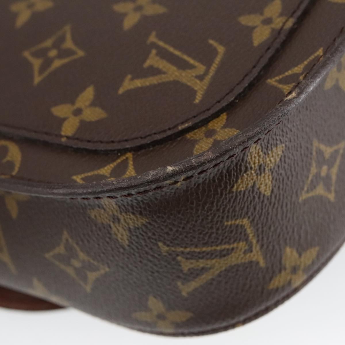 LOUIS VUITTON Monogram Saint Cloud GM Shoulder Bag M51242 LV Auth ep6485