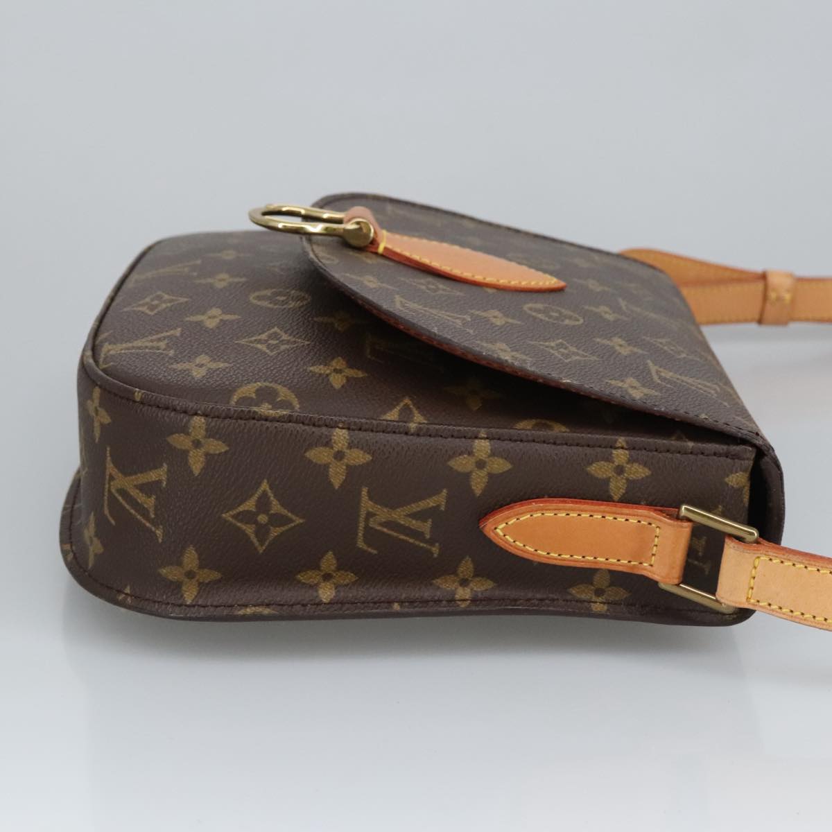 LOUIS VUITTON Monogram Saint Cloud GM Shoulder Bag M51242 LV Auth ep6485