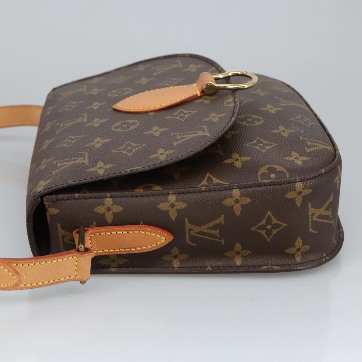 LOUIS VUITTON Monogram Saint Cloud GM Shoulder Bag M51242 LV Auth ep6485