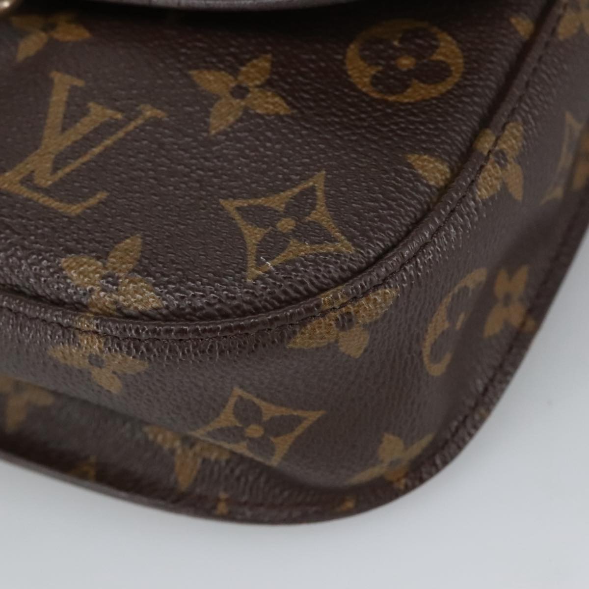 LOUIS VUITTON Monogram Saint Cloud MM Shoulder Bag M51243 LV Auth ep6487