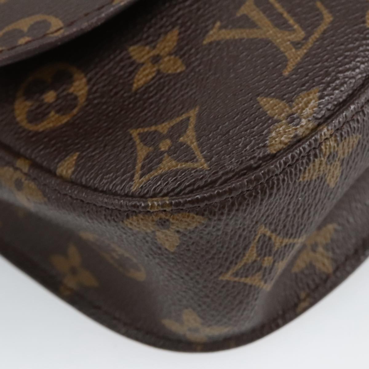 LOUIS VUITTON Monogram Saint Cloud MM Shoulder Bag M51243 LV Auth ep6487