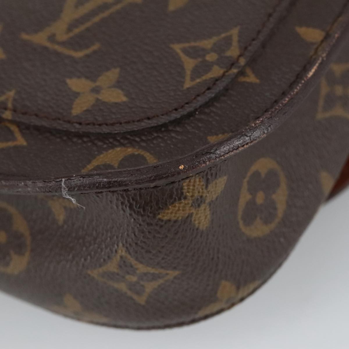 LOUIS VUITTON Monogram Saint Cloud MM Shoulder Bag M51243 LV Auth ep6487