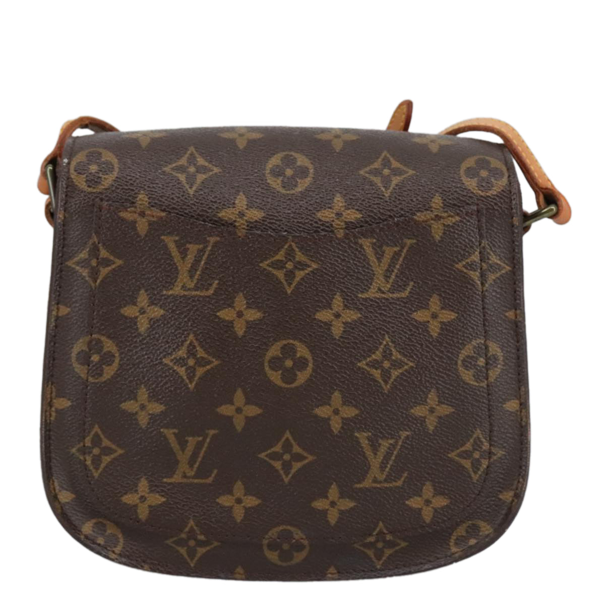 LOUIS VUITTON Monogram Saint Cloud MM Shoulder Bag M51243 LV Auth ep6487