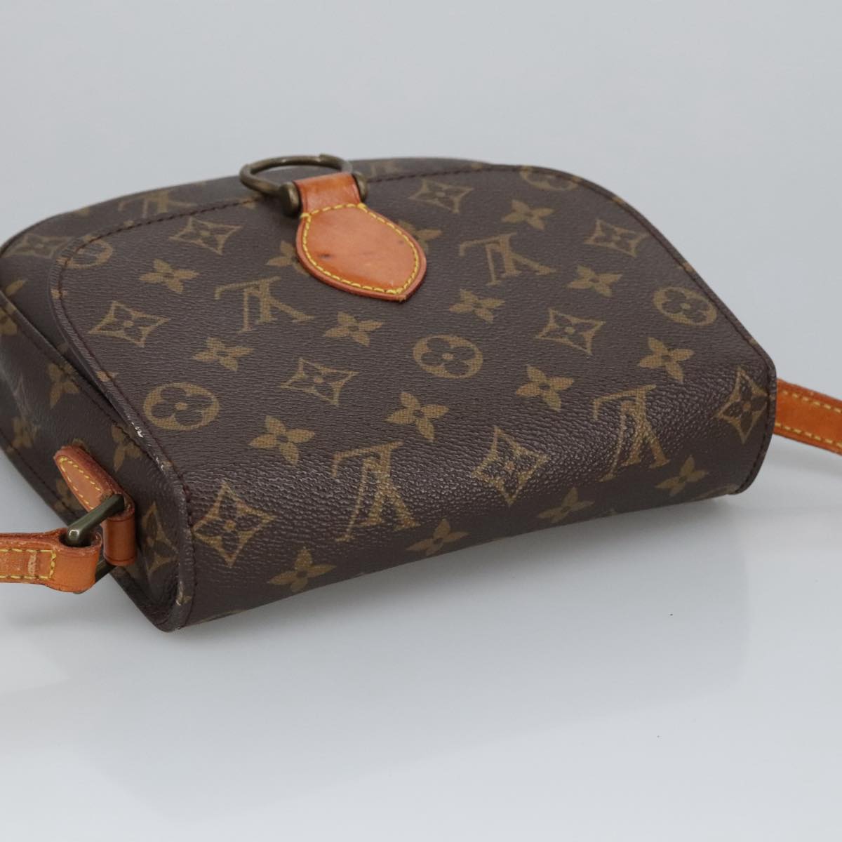 LOUIS VUITTON Monogram Saint Cloud MM Shoulder Bag M51243 LV Auth ep6487