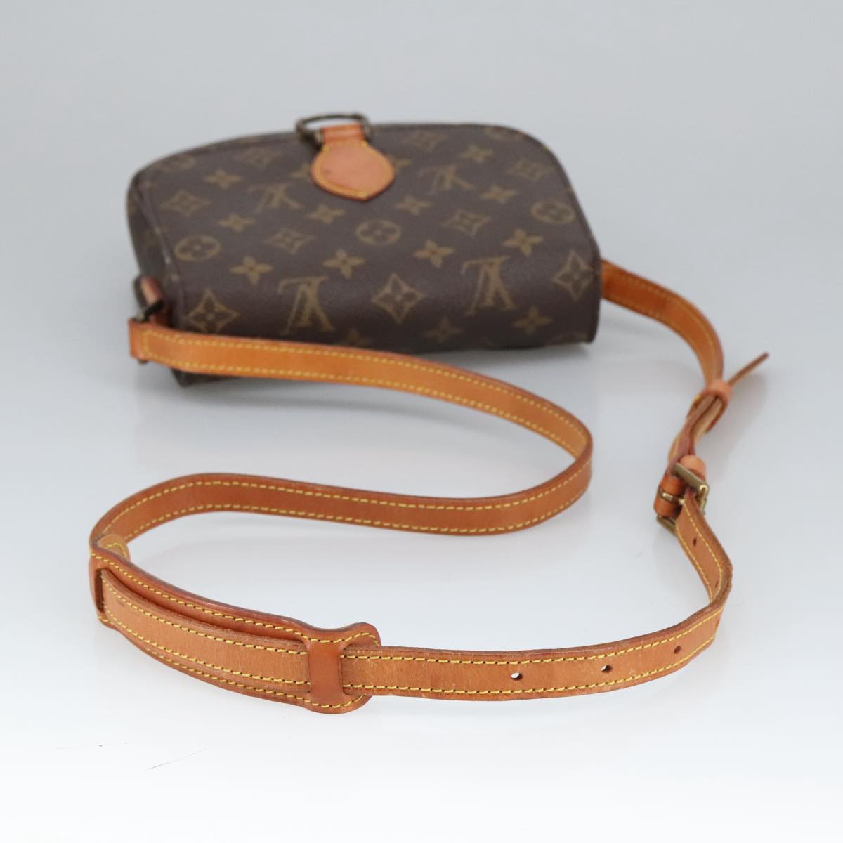 LOUIS VUITTON Monogram Saint Cloud MM Shoulder Bag M51243 LV Auth ep6487