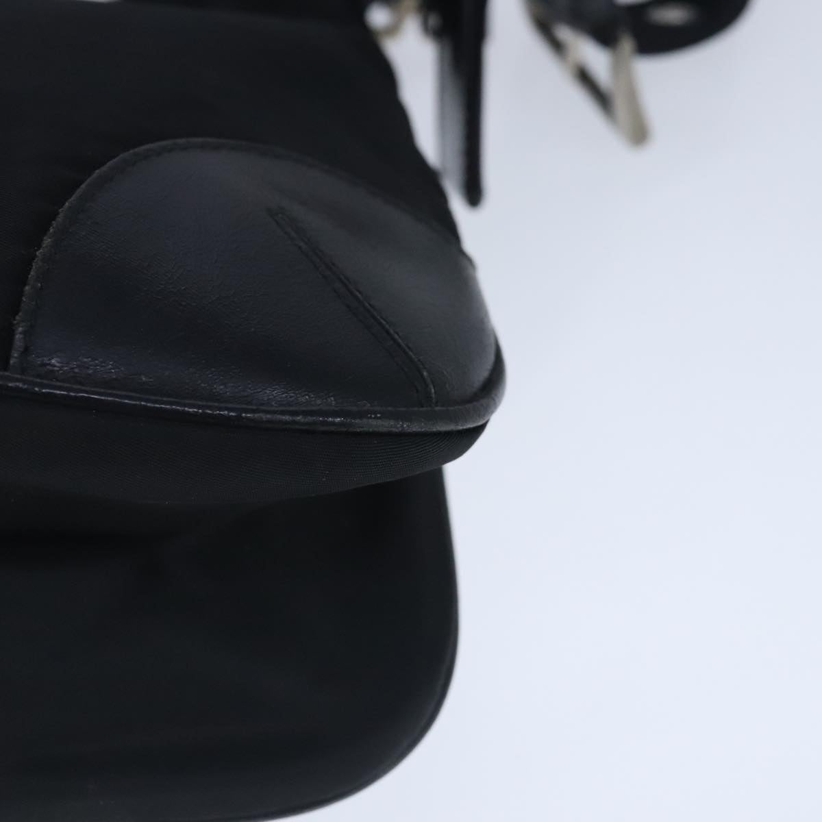 PRADA Shoulder Bag Nylon Black Auth ep6512