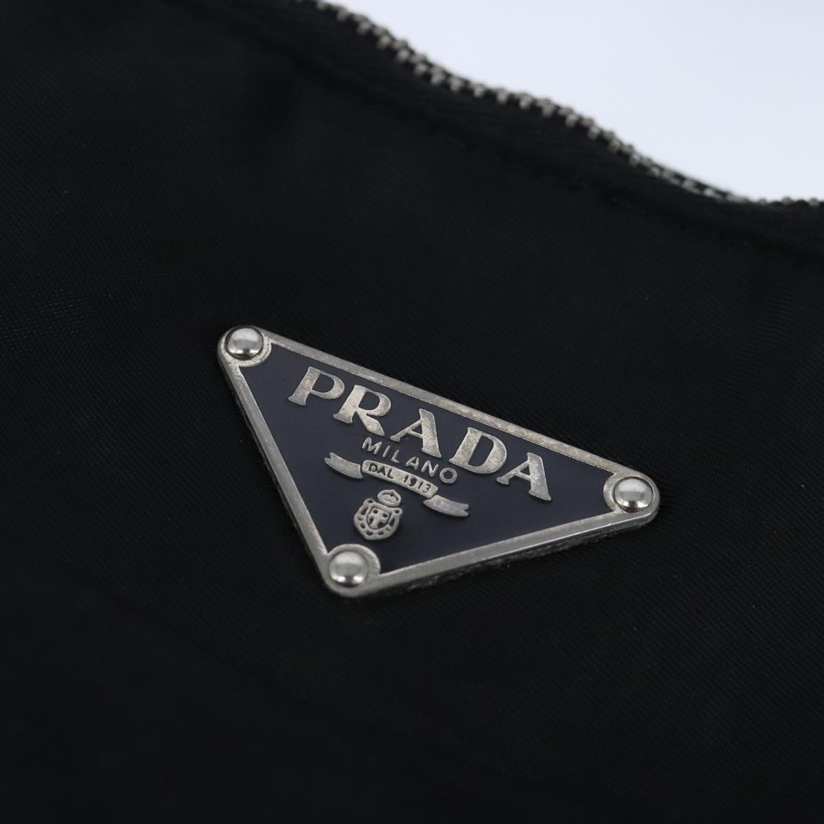 PRADA Shoulder Bag Nylon Black Auth ep6512