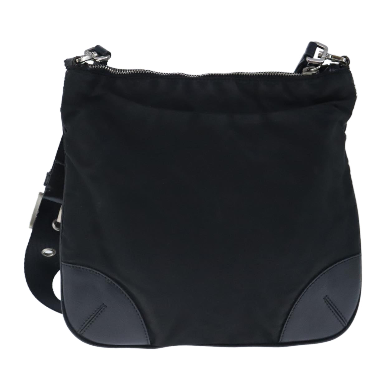 PRADA Shoulder Bag Nylon Black Auth ep6512