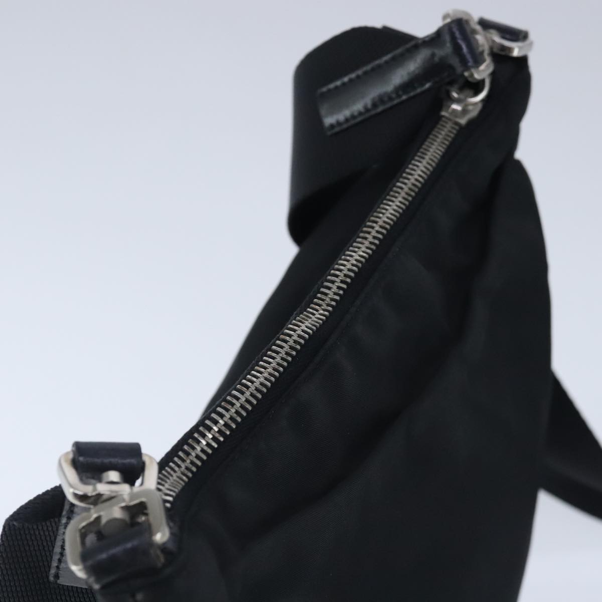 PRADA Shoulder Bag Nylon Black Auth ep6512