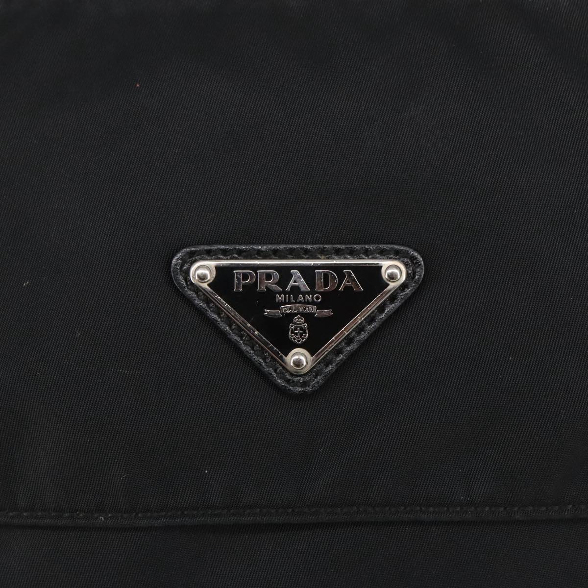 PRADA Shoulder Bag Nylon Black Auth ep6524