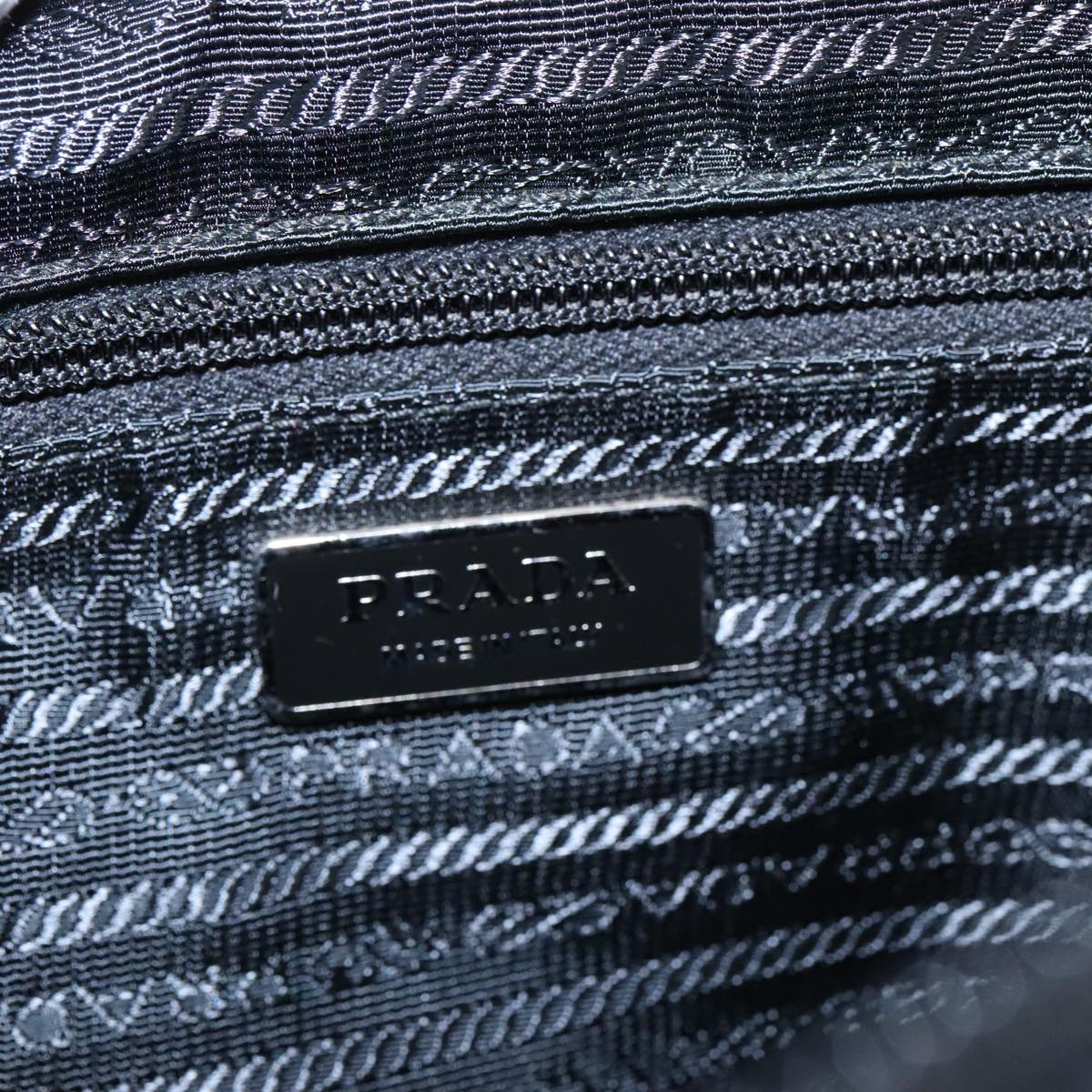 PRADA Shoulder Bag Nylon Black Auth ep6524