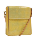 LOUIS VUITTON Monogram Vernis Motto Accessory Pouch Gris M91030 LV Auth ep6527-1