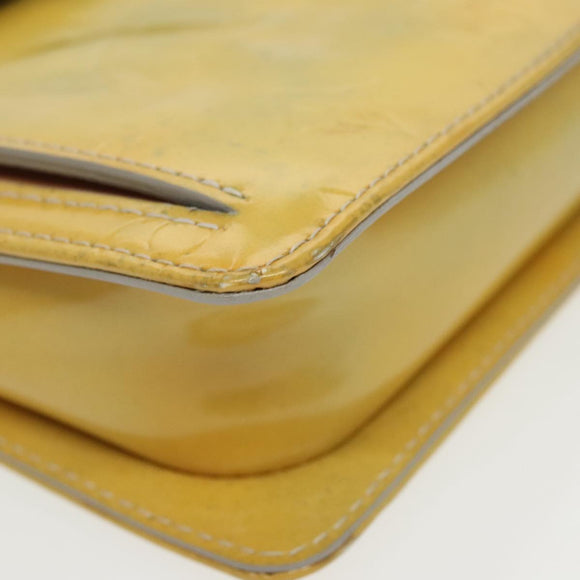 LOUIS VUITTON Monogram Vernis Motto Accessory Pouch Gris M91030 LV Auth ep6527